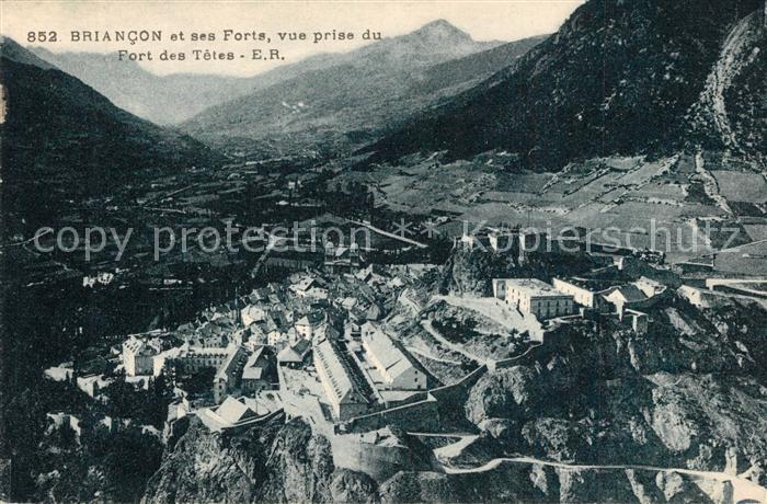 Briancon et ses Forts vue prise du Fort des Têtes