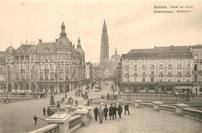 Anvers Antwerpen Canal au sucre