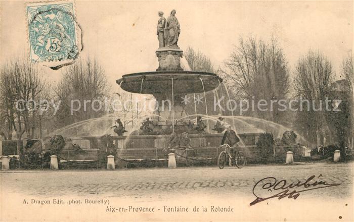 Aix-en-Provence Fontaine de la Rotonde