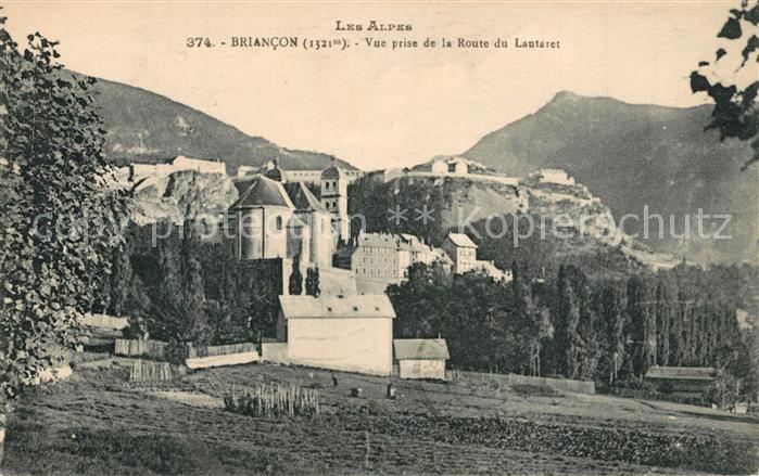 Briancon Vue prise de la Route du Lautaret