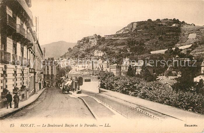 Royat Puy de Dome Boulevard Bazin et le Paradis