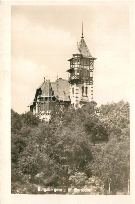 Warnsdorf Varnsdorf Boehmen Burgsbergwarte