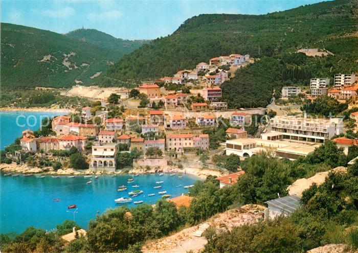 Rabac Kroatien Panorama Hafen Kueste Berge