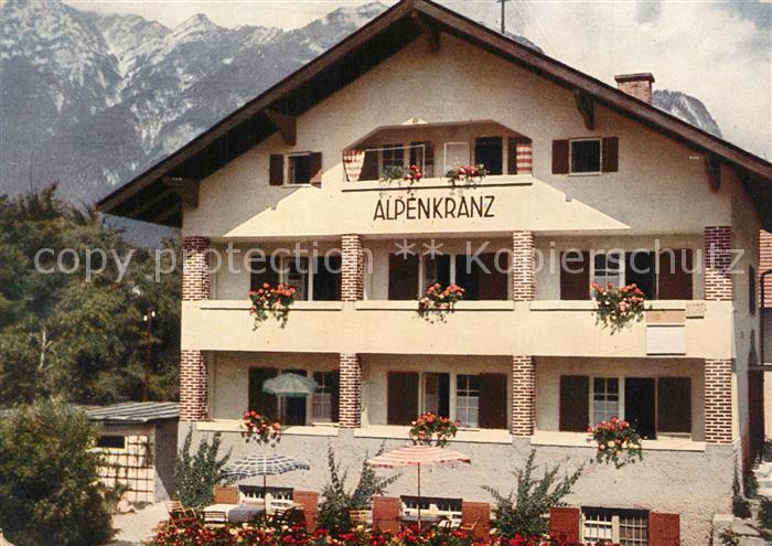 GARMISCH-PARTENKIRCHEN Bayern Hotel Restaurant Haus Alpenkranz