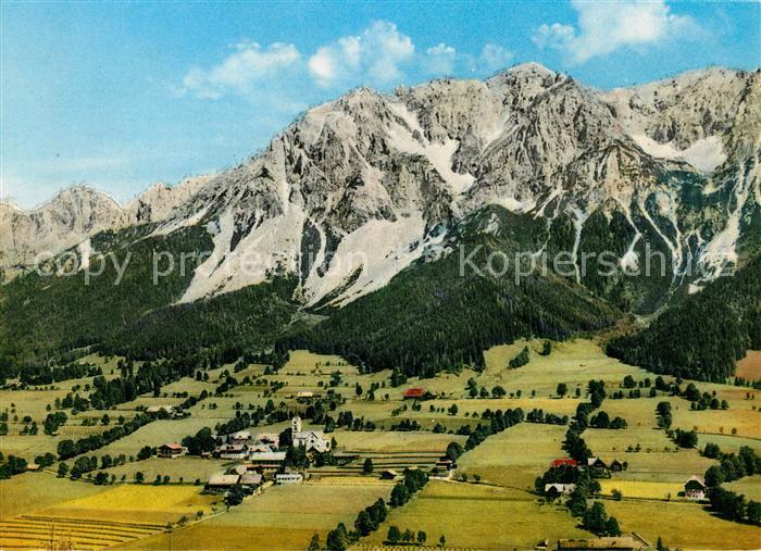 Ramsau Dachstein Steiermark Panorama Blick gegen Scheichenspitze Dachsteingebirg