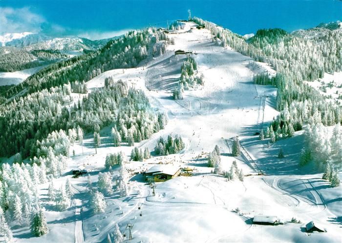 Sankt Johann Pongau Skigebiet Pisten Fliegeraufnahme