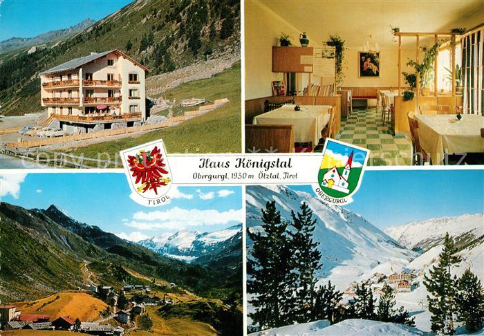 Obergurgl Soelden Tirol Gaestehaus Pension Haus Koenigstal oetztal Alpenpanorama