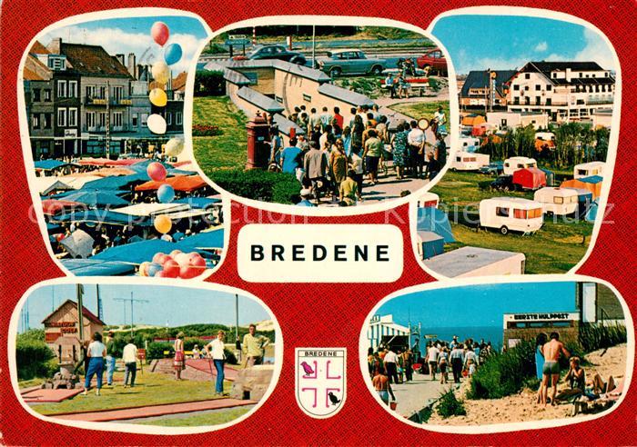Bredene Marktplatz Minigolf Campingplatz Strandpromenade