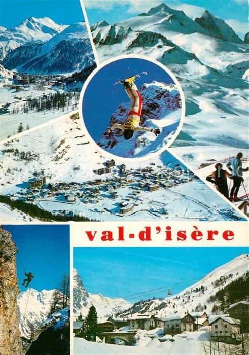 Val d Isere Panorama Wintersportplatz Franzoesische Alpen La Grand Motte Skiakro