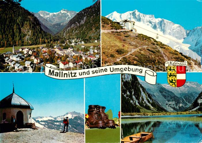 Mallnitz Kaernten Gesamtansicht mit Alpenpanorama Ankogelbergbahn Hannoverhaus B