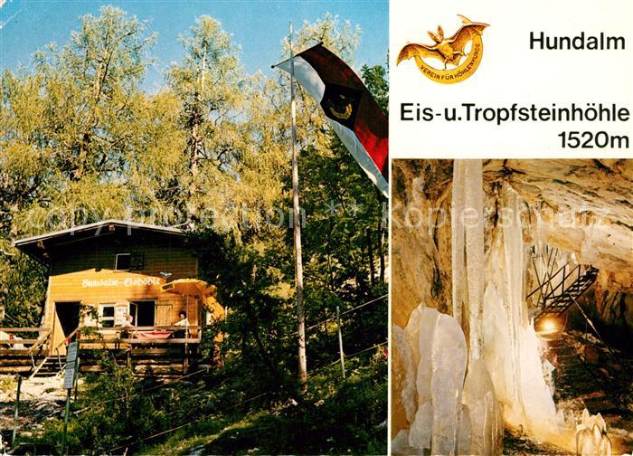 Woergl Tirol Hundalm Eis- und Tropfsteinhoehle Forscherhuette