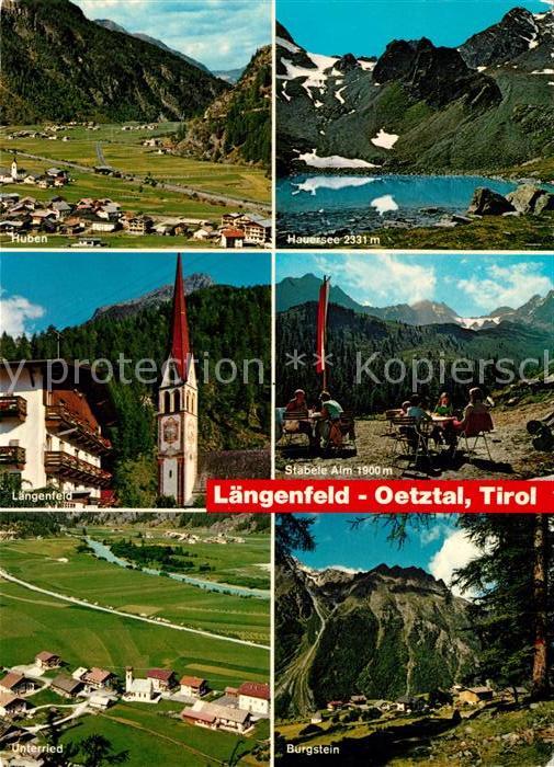 Laengenfeld Oetztal und Umgebung Landschaftspanorama oetztal Alm Bergsee oetztal