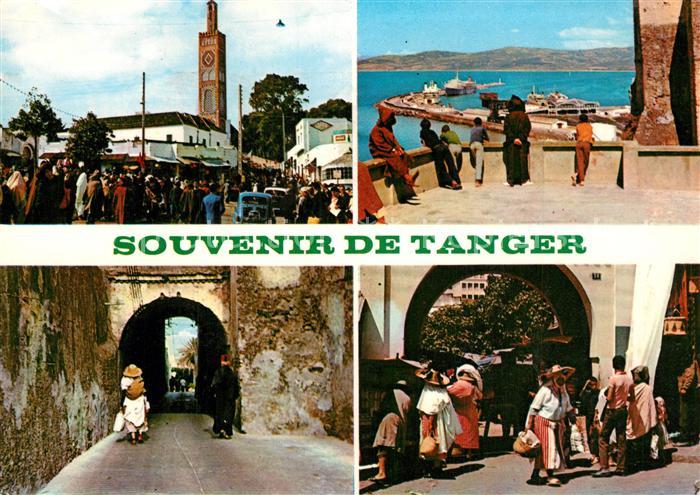 Tanger Tangier Tangiers Strassenszene Aussichtspunkt Blick auf