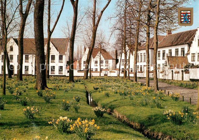BRUGGE Bruges Belgie Ten Wijngaarde Begijnhof Beginenhof
