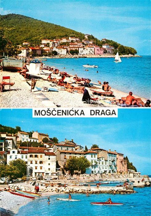 Moscenicka Draga Kroatien Strand Kueste
