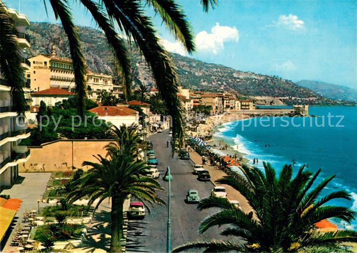 Menton Alpes Maritimes La Promenade et la plage Cote d Azur