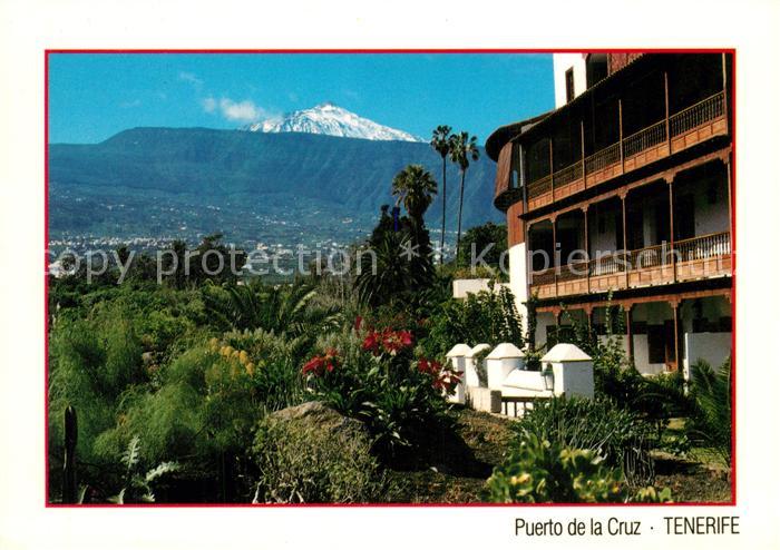 Puerto de la Cruz Hotel Blick zum Vulkan Teide