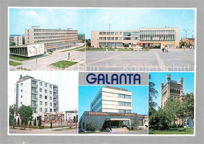 Galanta Neubauten Hochhaeuser Firmengebaeude Burgturm