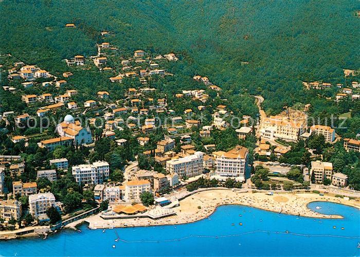 Opatija Abbazia Kuestenort Fliegeraufnahme