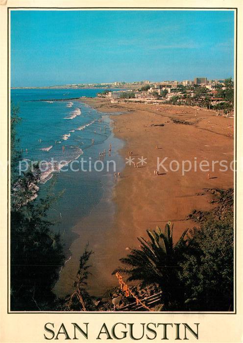 San Agustin Gran Canaria Kuestenpanorama Strand