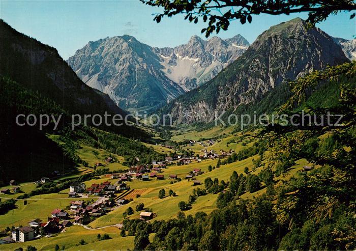 Brand Vorarlberg Landschaftspanorama Allgaeuer Alpen