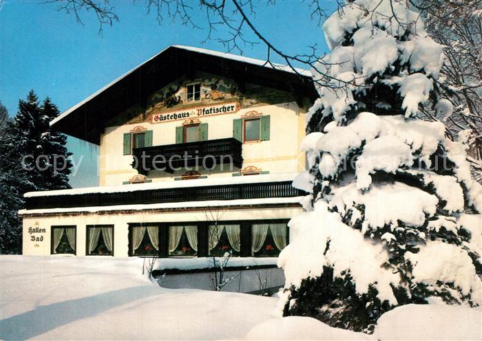 Rottach-Egern Gaestehaus Pfatischer im Winter