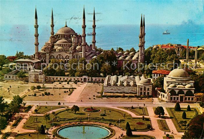 Istanbul Constantinopel Sultanahmet Mosque Blaue Moschee