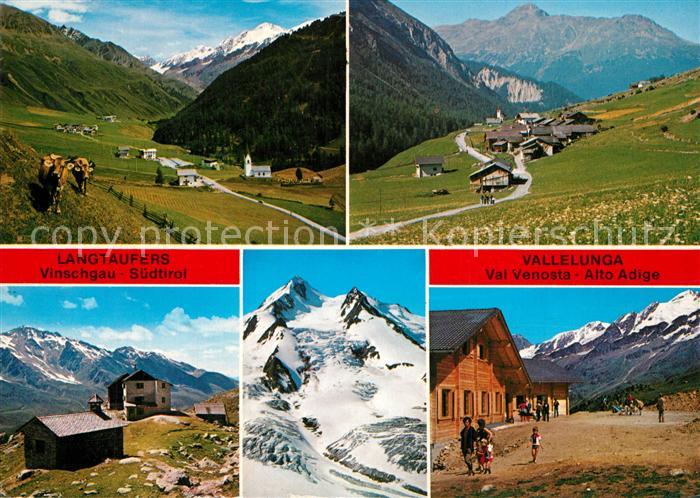 Langtaufers Landschaftspanorama oetztaler Alpen Vinschgau