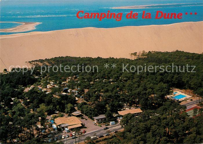 Pyla sur Mer Camping de la Dune vue aérienne