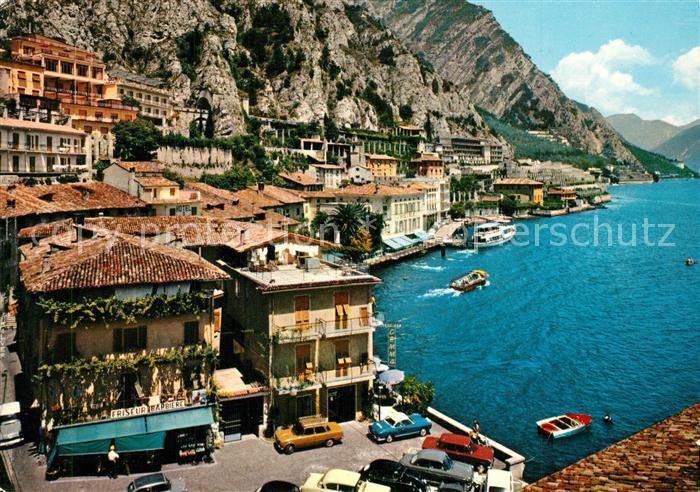 Limone sul Garda Haeuserpartie am Gardasse