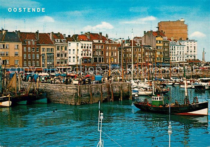 Oostende Ostende Vissershaven Port de pêcheurs Fischereihafen Fischkutter