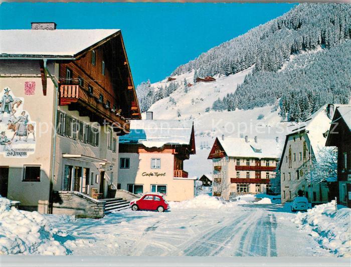 St Jakob Defereggen Ortsmotiv im Winter Wintersportplatz Alpen