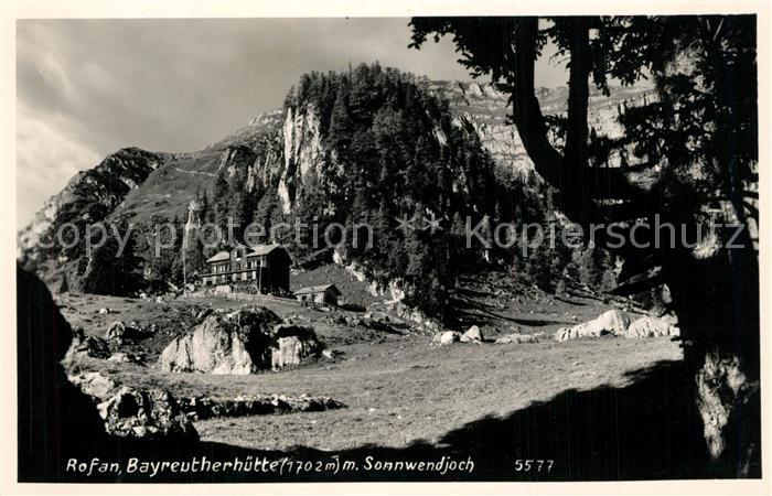 Bayreutherhuette Rofan Sonnwendjoch