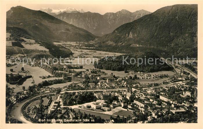 Bad Ischl Salzkammergut Fliegeraufnahme Dachstein
