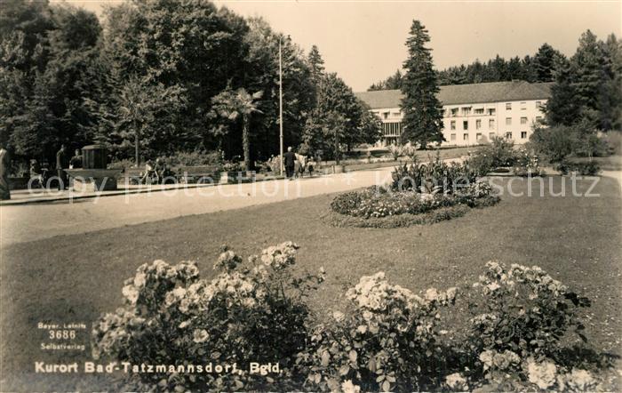 Bad Tatzmannsdorf Burgenland Kurpark