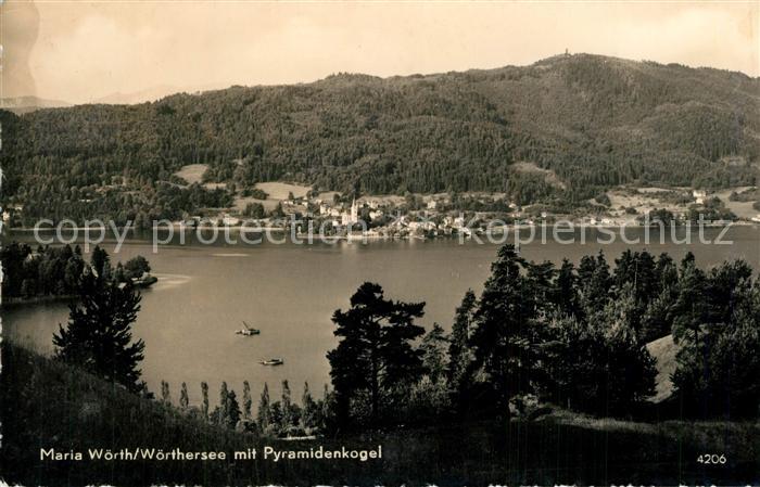 Maria Woerth Woerthersee Panorama Pyramidenkogel