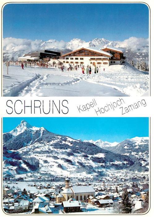 Schruns Tschagguns Kapell Hochjoch Zamang Winter