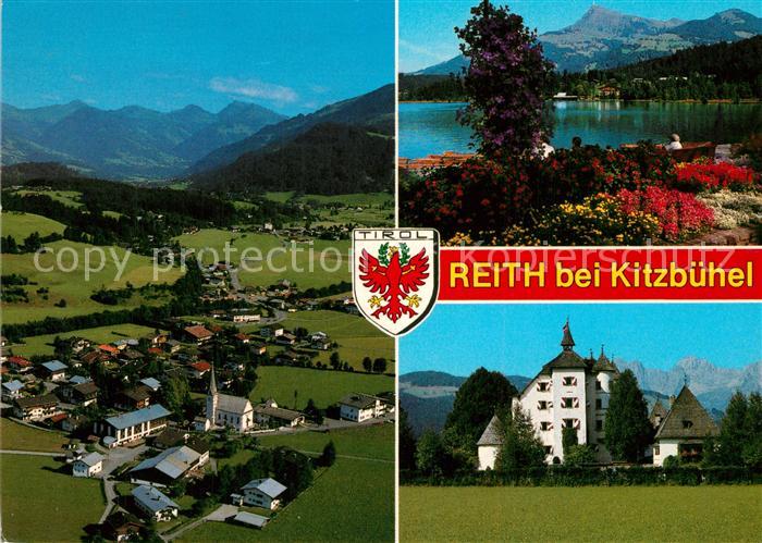 Reith Kitzbuehel Fliegeraufnahme Schloss Muenchau Schwarzsee