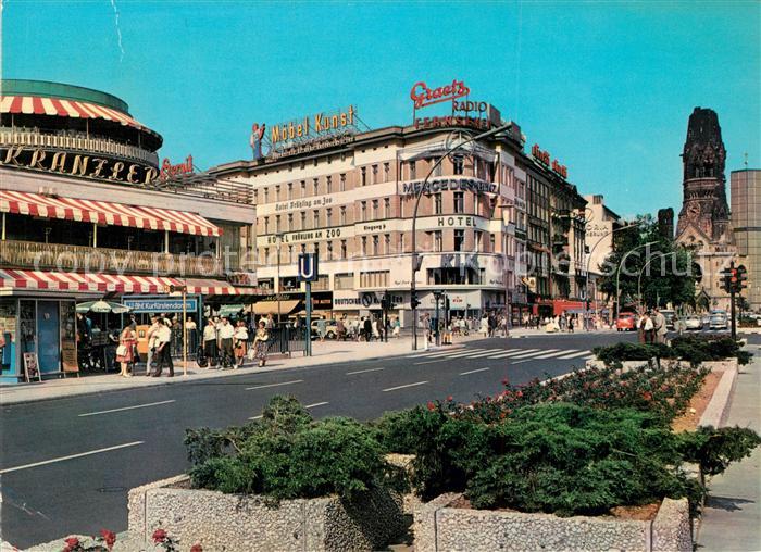 Berlin Kurfuerstendamm Kaiser Wilhelm Gedaechtnis Kirche