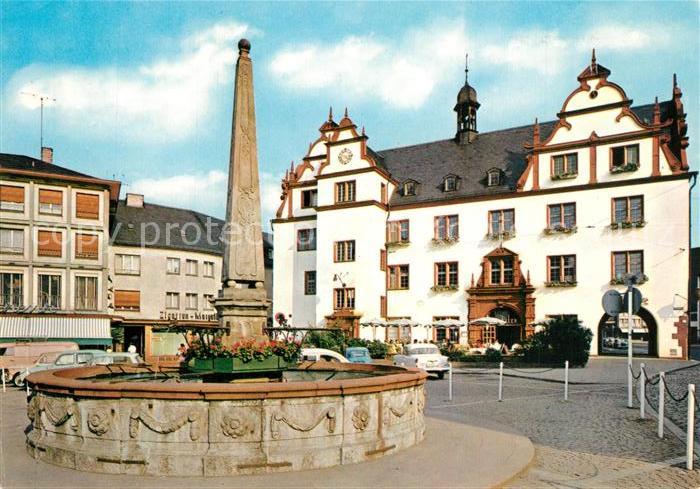 Darmstadt Rathaus Marktbrunnen