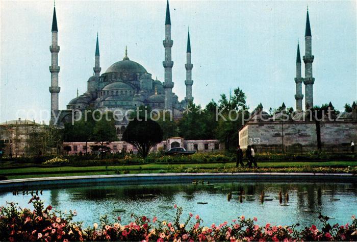 Istanbul Constantinopel Blaue Moschee Sultanahmet Camii