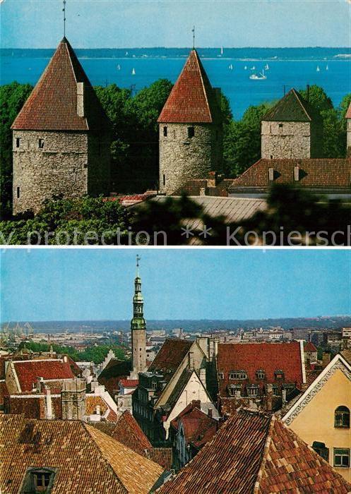Tallinn Stadtpanorama Tuerme