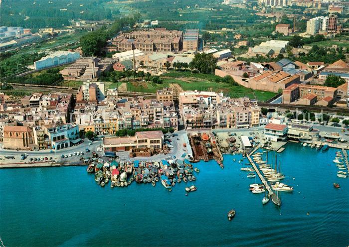 Tarragona Fliegeraufnahme Hafen