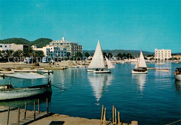 San Antonio Ibiza Hafen Segelboote Hotelanlagen