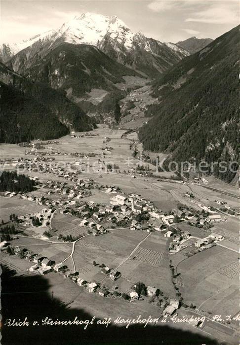 Mayrhofen Zillertal Blick vom Steinerkogl