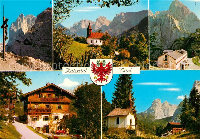 Kaisertal Bergkreuz Stripsenjoch Antoniuskapelle Totenkirchl