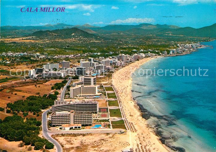Cala Millor Mallorca Fliegeraufnahme Hotelaufnahme