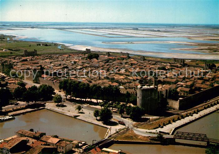 Aigues-Mortes Gard Fliegeraufnahme La Ville de Saint Louis