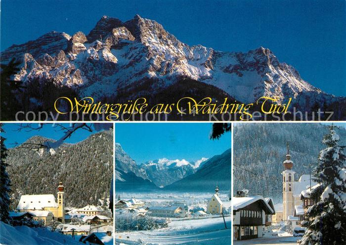 Waidring Tirol Winterlandschaften Kirche