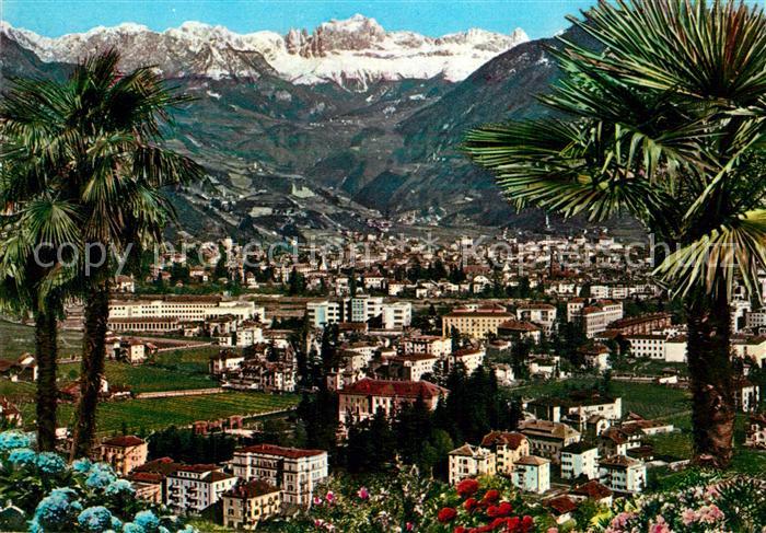 Gries-Quirein Bozen Panorama Rosengarten